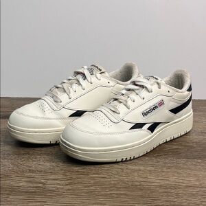 Reebok Club C Double Revenge Women’s Sneakers Size 10 | White Leather Platform